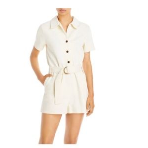 Charlie Holiday denim short romper